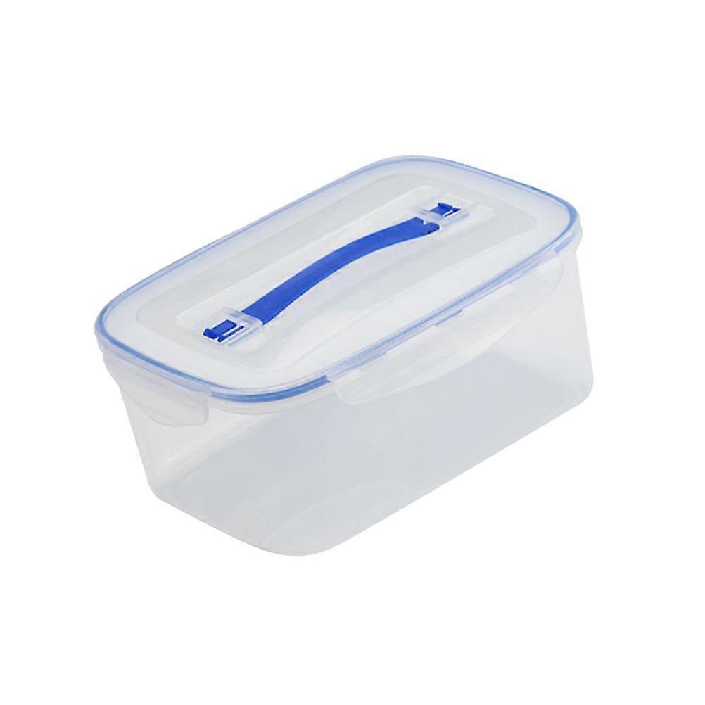 Refrigerator Rectangular Food Boxes with Handle for Storage Use 2400Ml