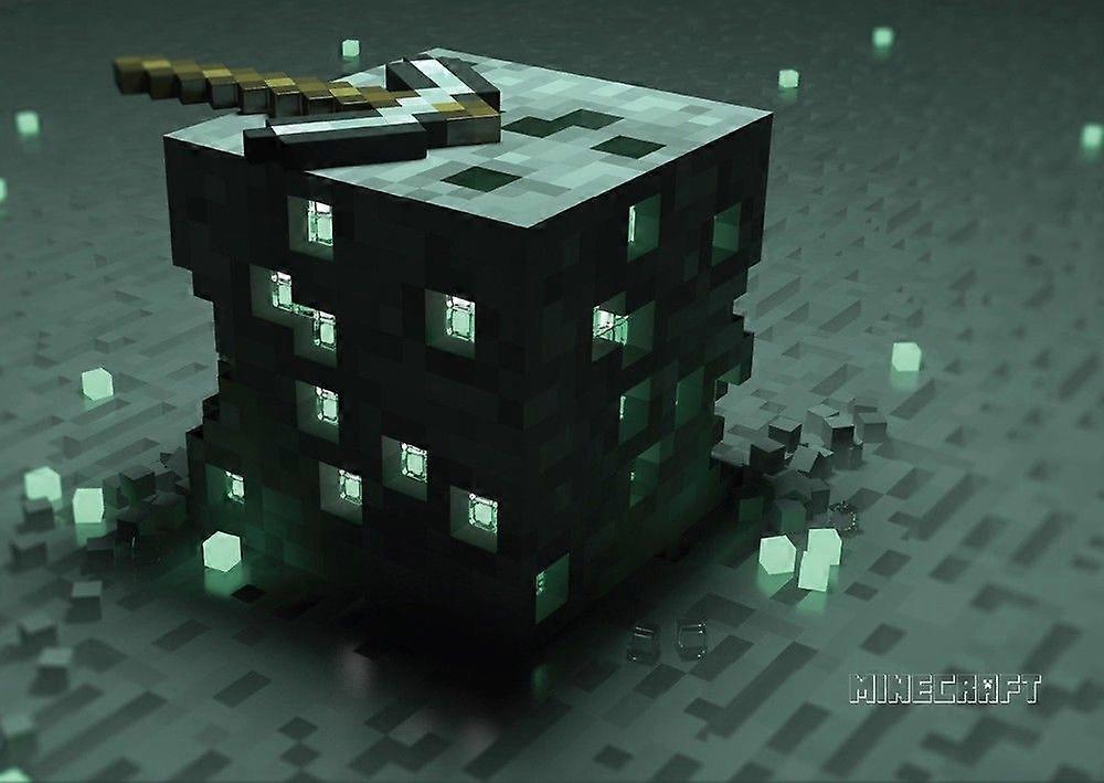 Minecraft Diamond Ore Jigsaw Puzzle Brain Teaser QT 1652