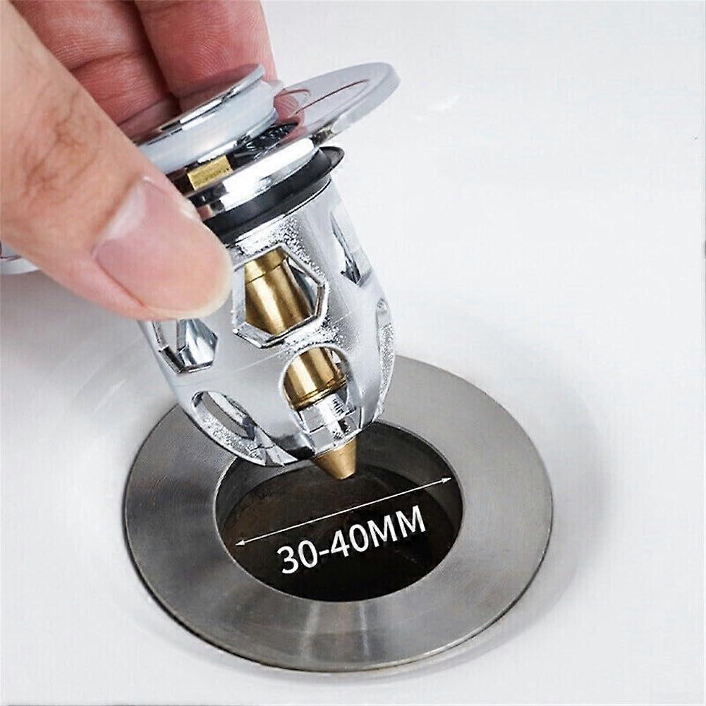Sink Stopper RustResistant All Copper Core Pop Up Drain Plug 3440mm for Bathroom and Kitchen
