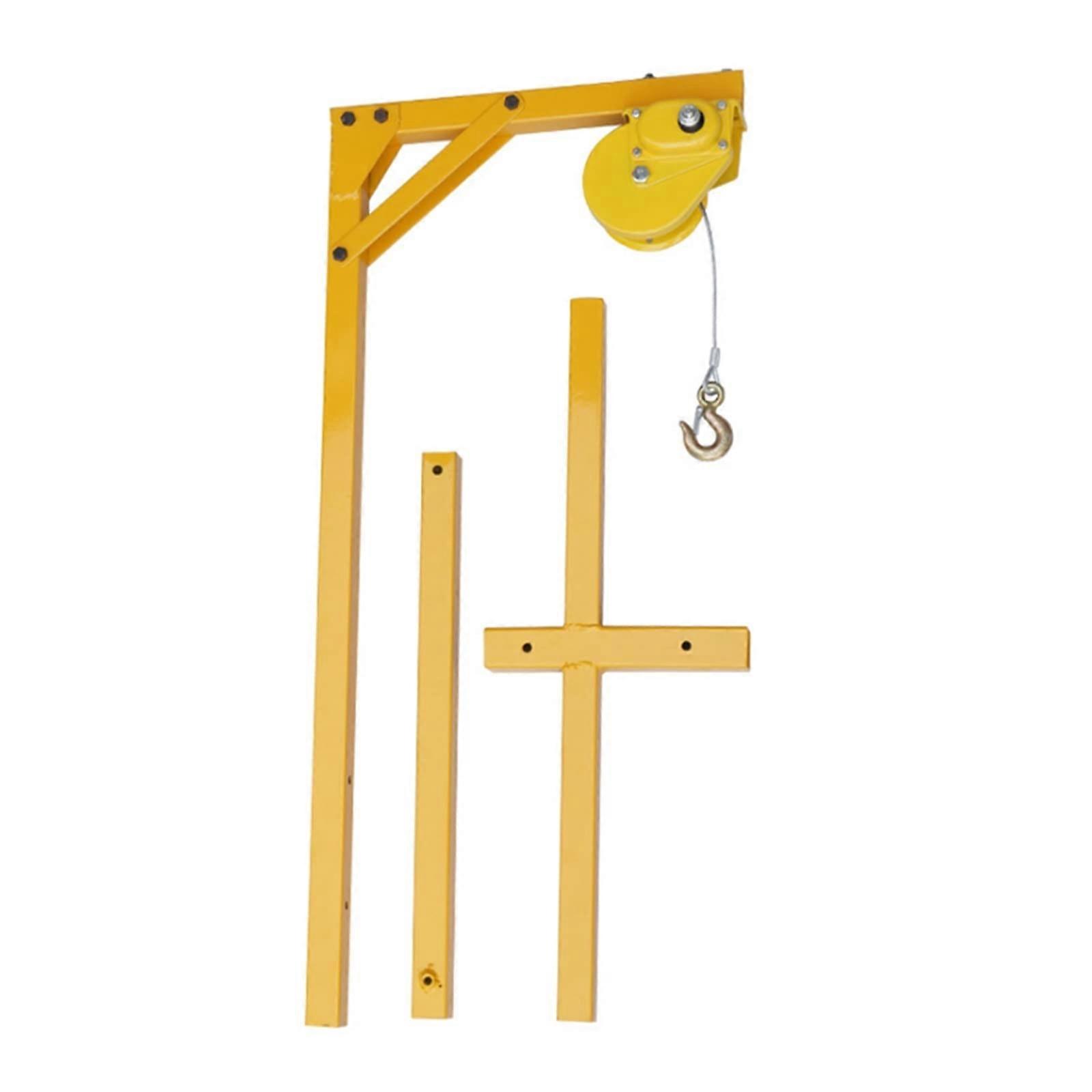 Air Conditioner Hoisting Tool with SelfLocking Winch, HeavyDuty 20m Installation Crane