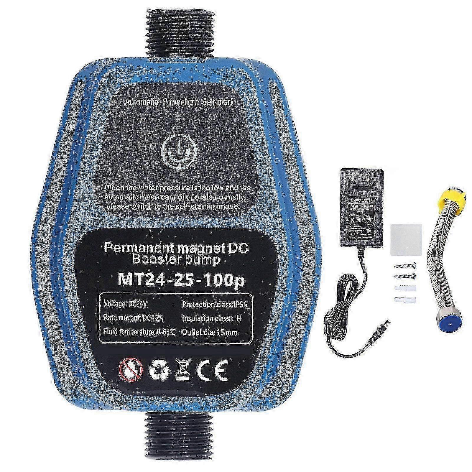 24V 100W Automatic Water Pressure Booster Pump Smart Sensor 25L Shower Pump Home Use