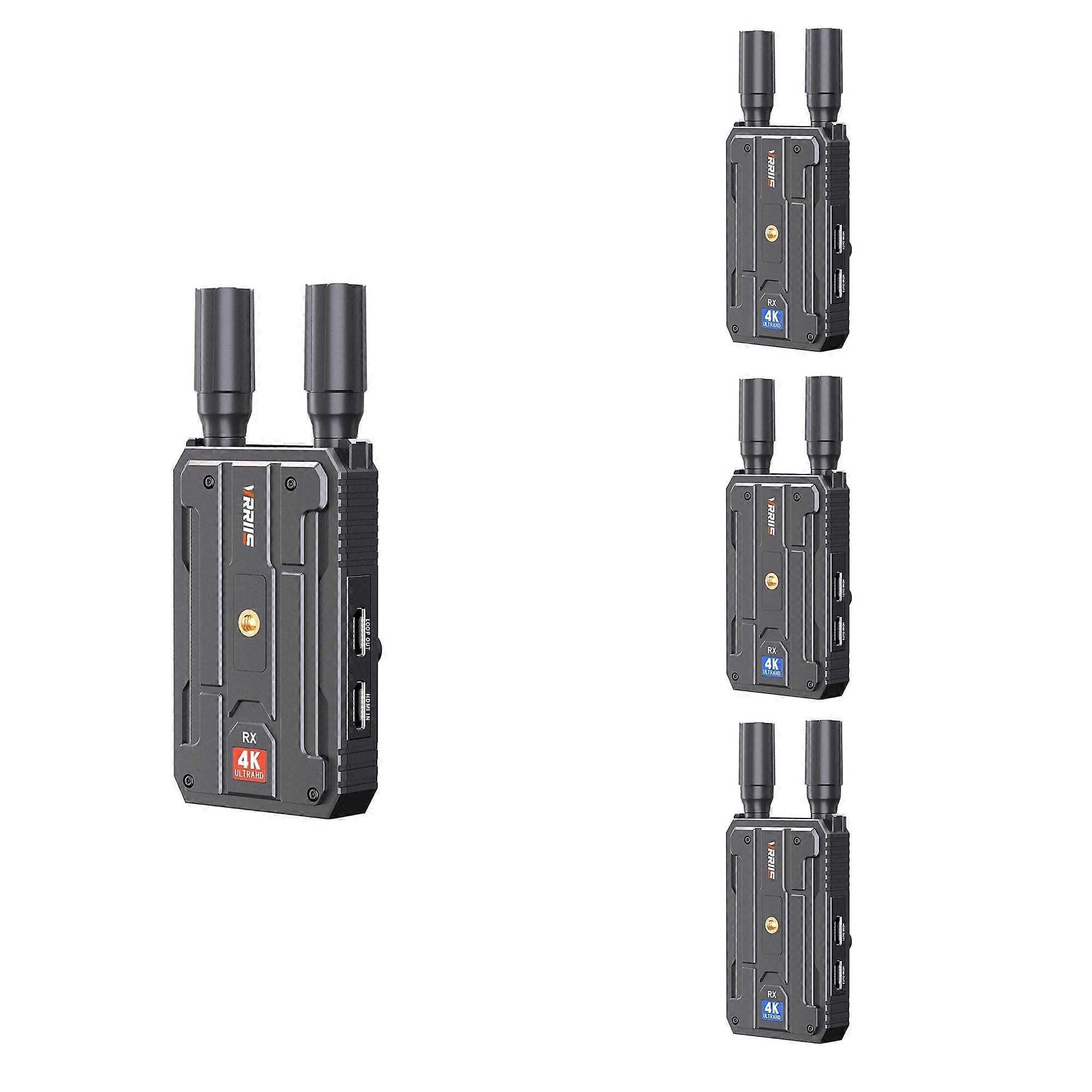 Wireless HDMI Transmitter and 3 Receivers 4K Extender 1300FT Ultra Low Latency Streaming Kit