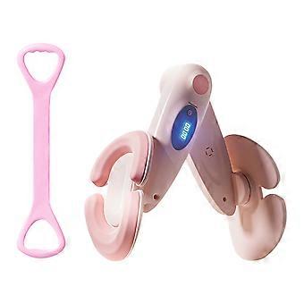 Appareil de musculation du plancher pelvien féminin avec poignée souple, pour renforcer les fesses et les cuisses, idéal pour les entraînements en intérieur (violet).