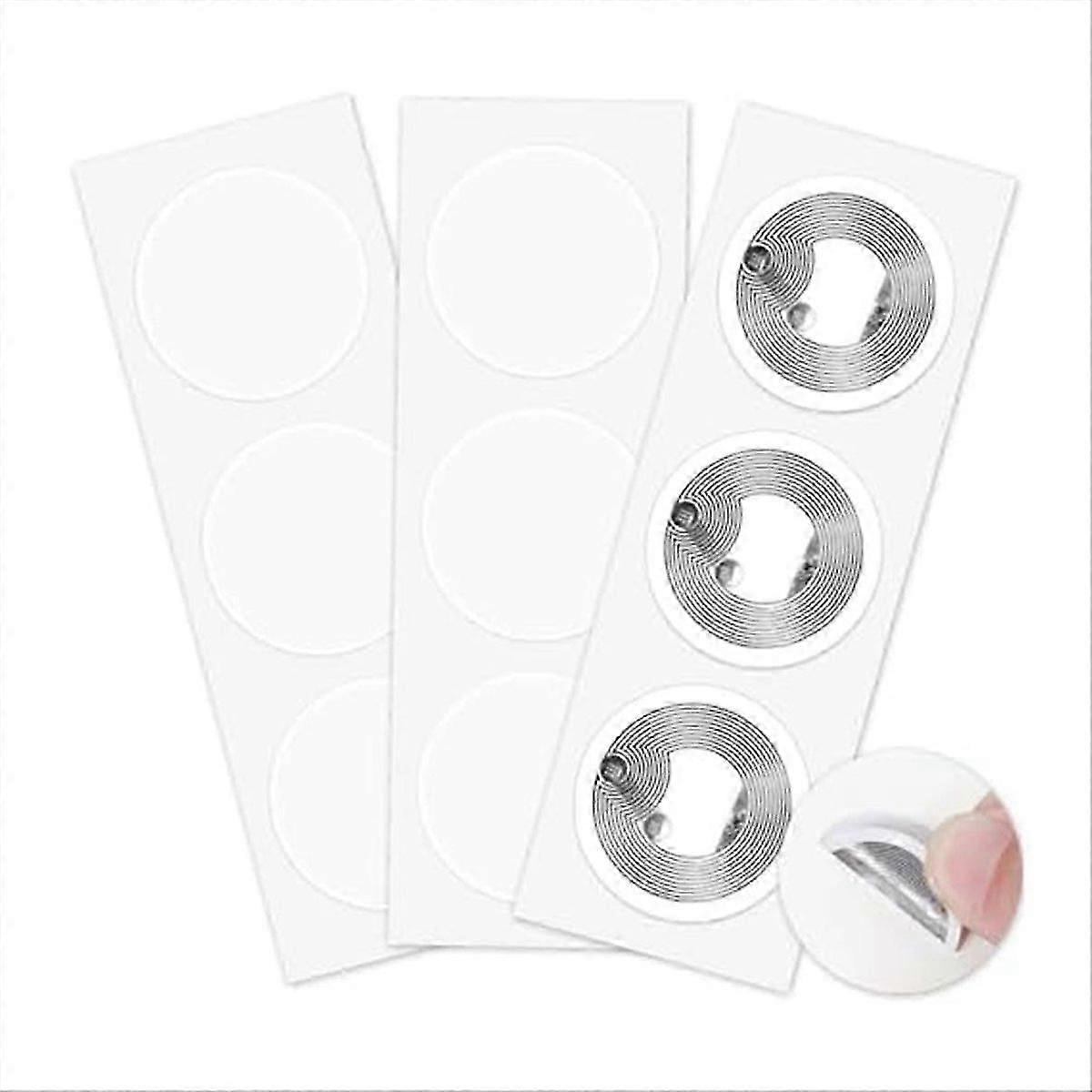 60Pcs NFC Stickers NFC Tag Chip Rewritable NFC Tag Compatible NFC Enabled Mobile Devices