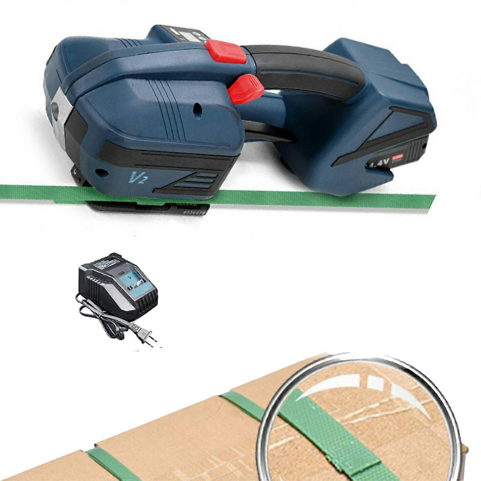 Cordless Electric Strapping Tool 400N3200N, Automatic Tensioning, for PET PP Boxes Pallets