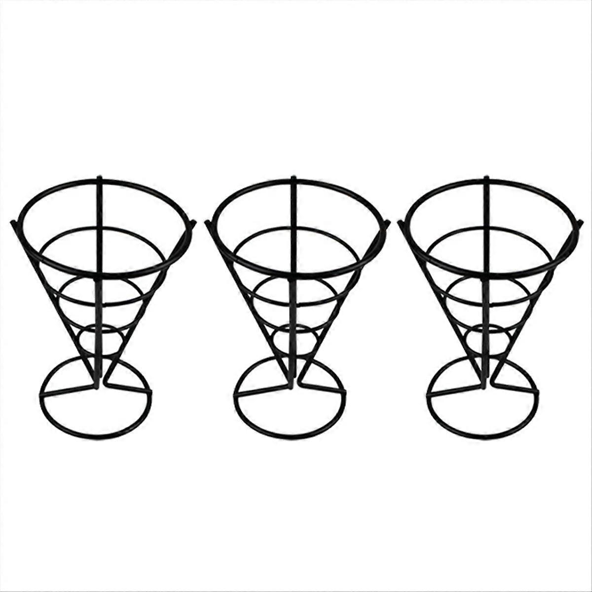 hähnchenständer snackkorb pommes fritesständer schwarz