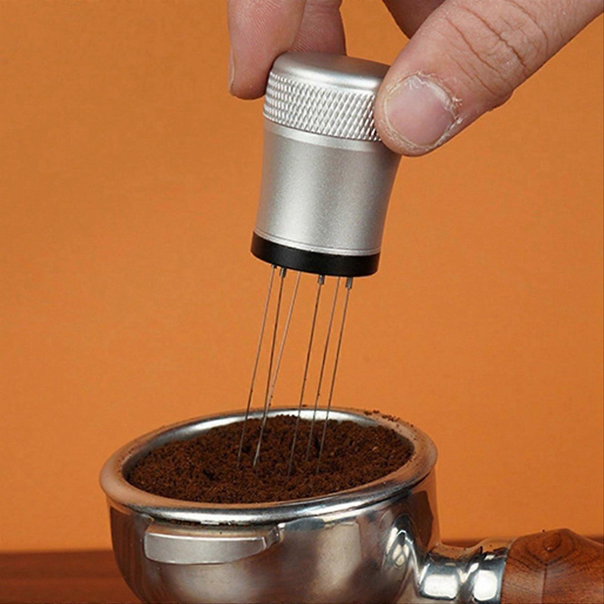 Aiguille à poudre libre pour café avec support, B