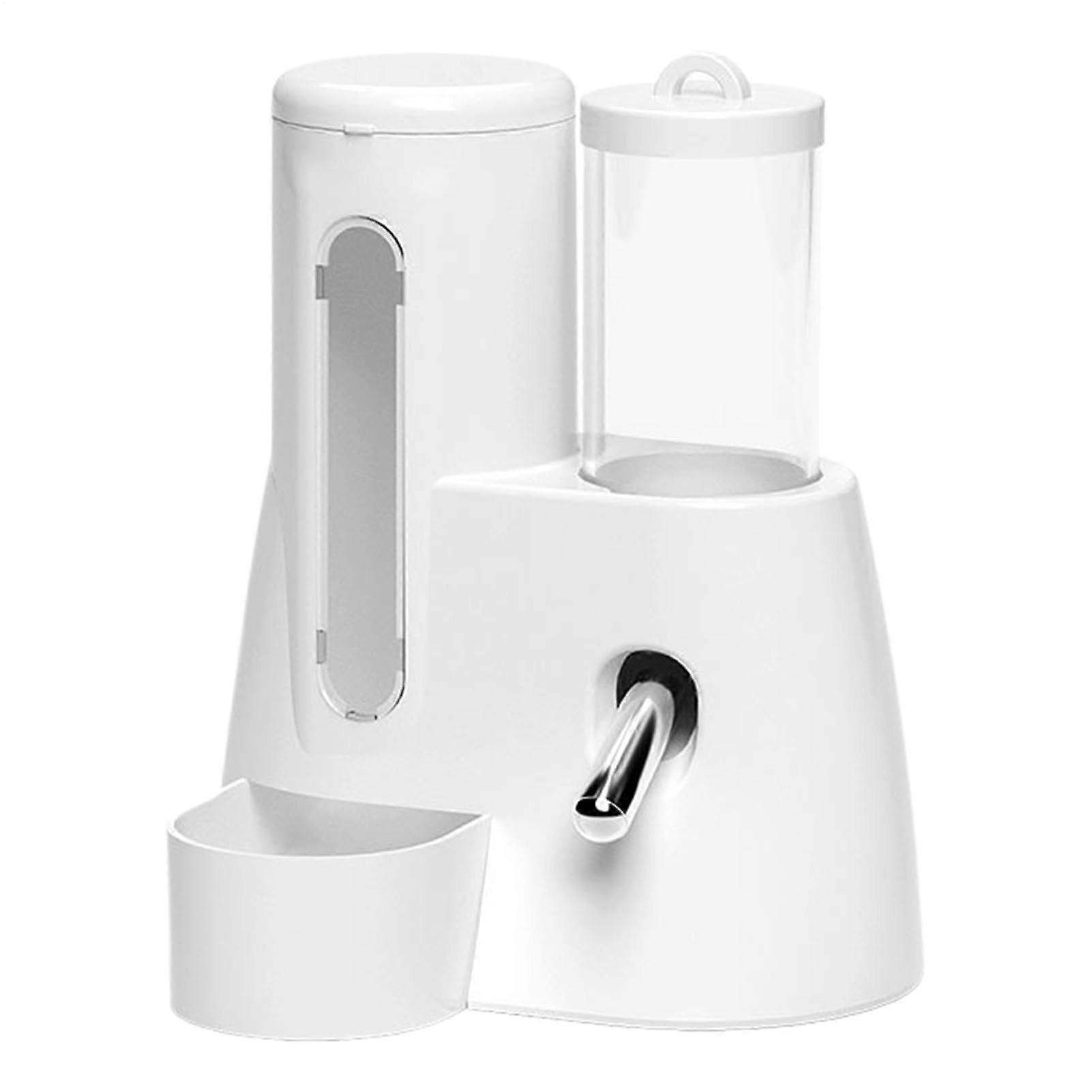 2 in 1 Hamster Feeder and Automatic Water Bottle,  Capacity Cage Accessory for Small Pets