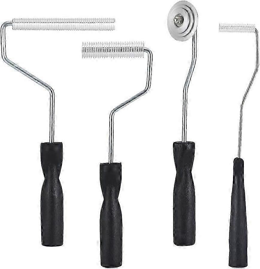 Fiberglass laminating rollers for bath - 4 piece resin set