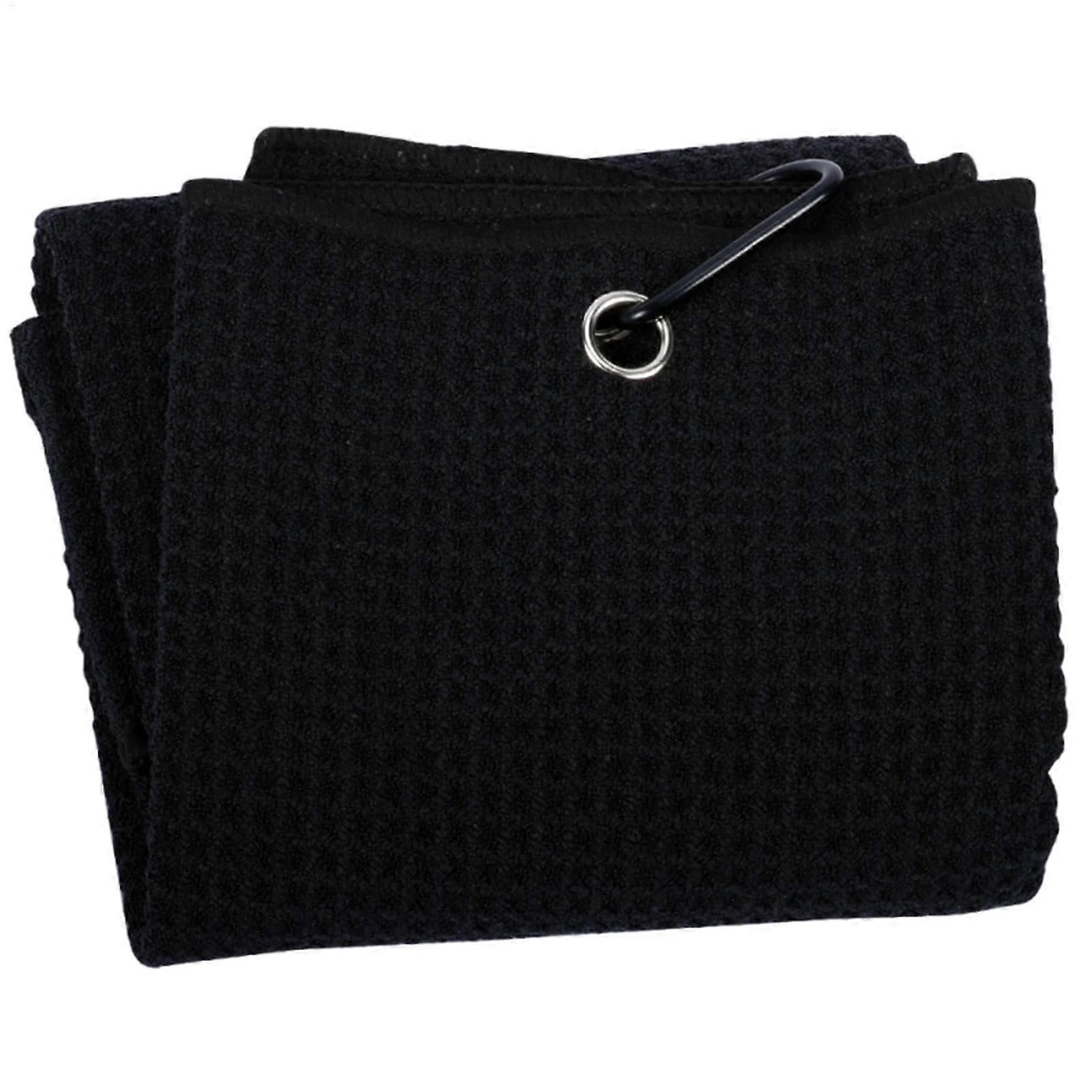 Microfiber Golf Towel with Quick Clip, Large Waffle Pattern,  Absorption for Tournament Use