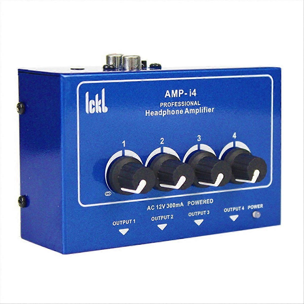  AMP- i4 Professional Headphone Amplifier 4 Control Knobs
