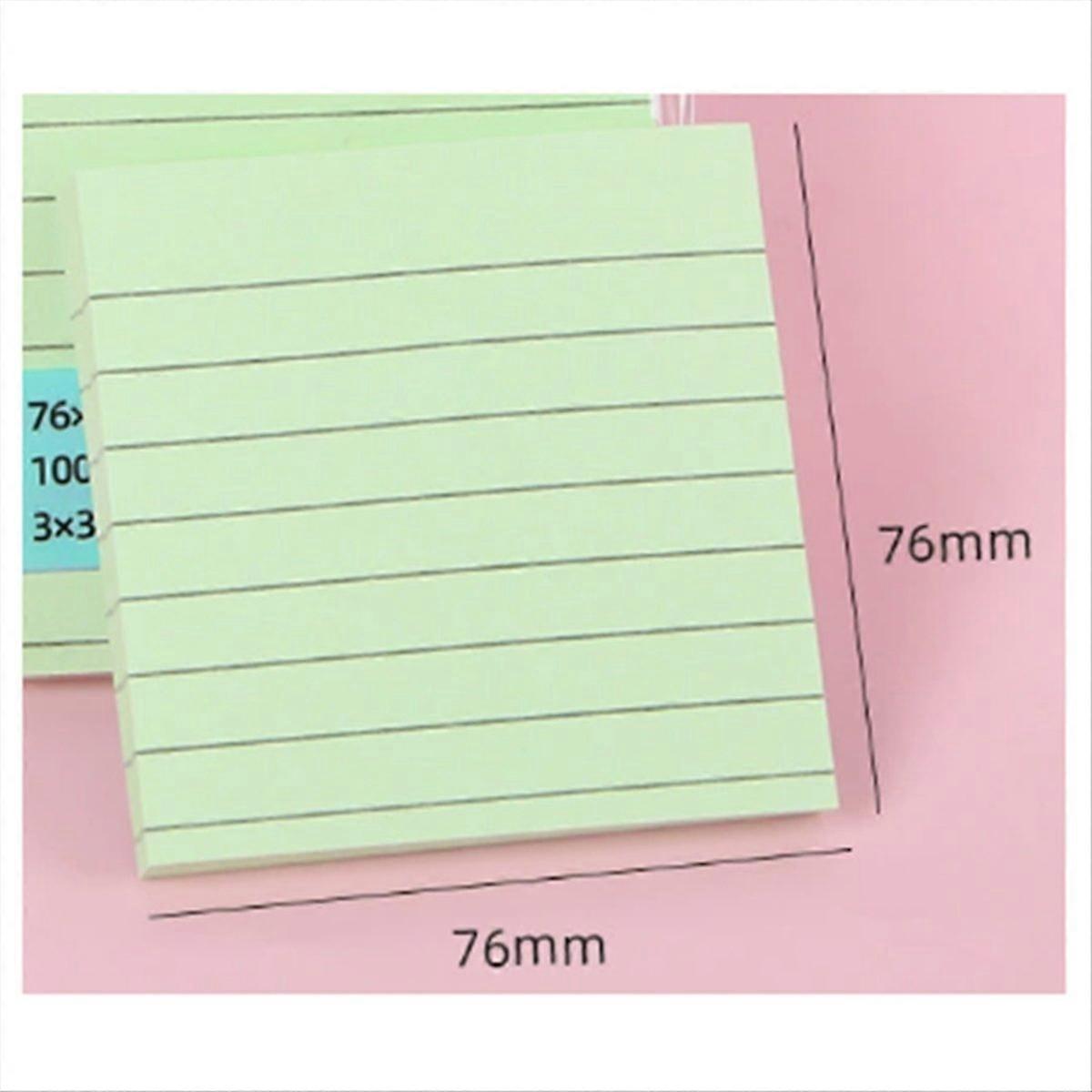 Lined Sticky Notes 3x3 inch Post Sticky Notes with Lines,