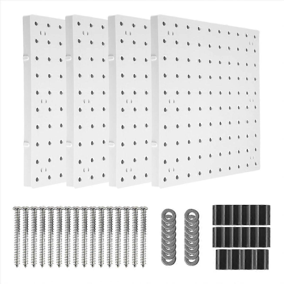 Pegboards, Pegboard väggorganisatörspaneler, pegboards för vägg (4st)