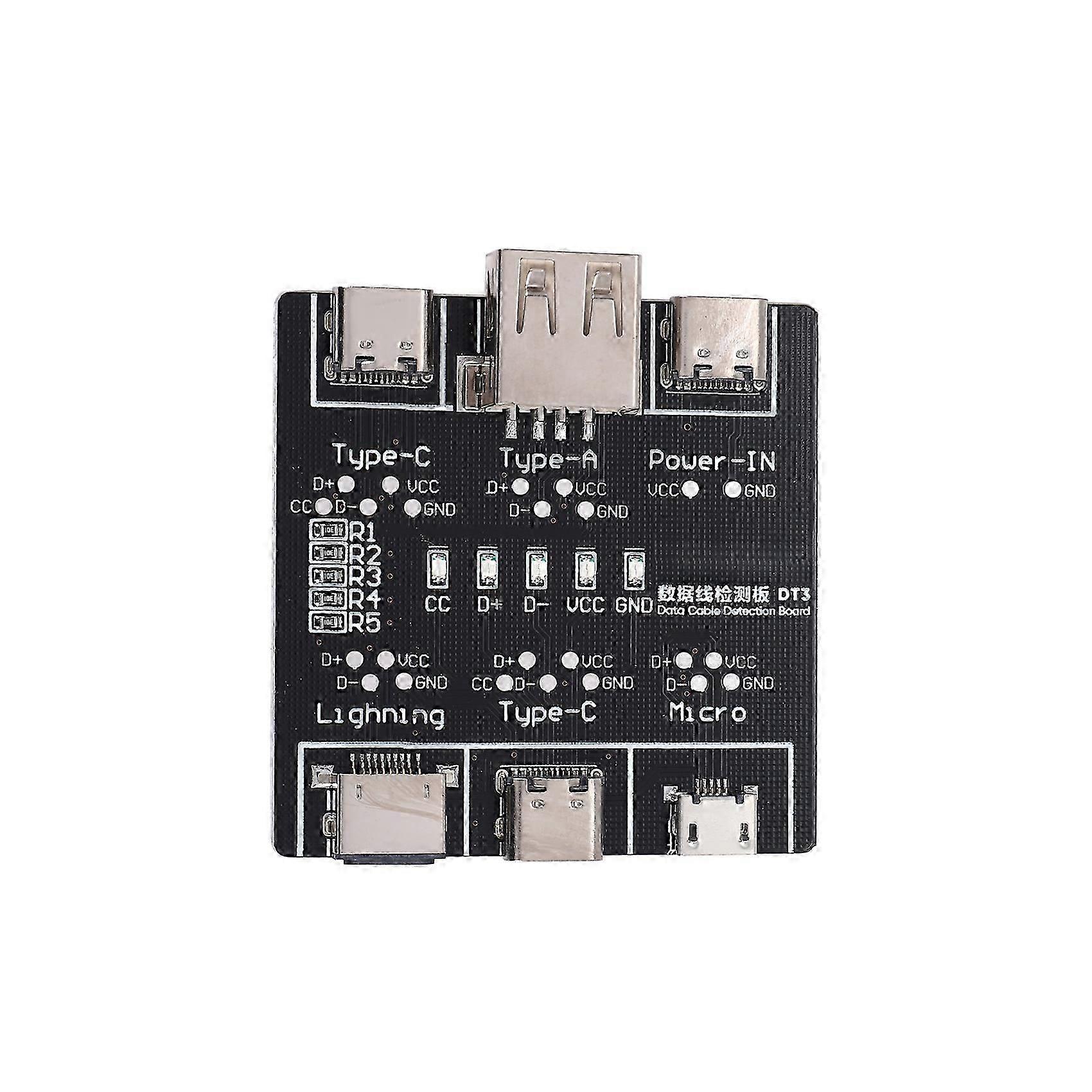 DT3 Data Cable Detection Board USB Cable Tester for IOS Android