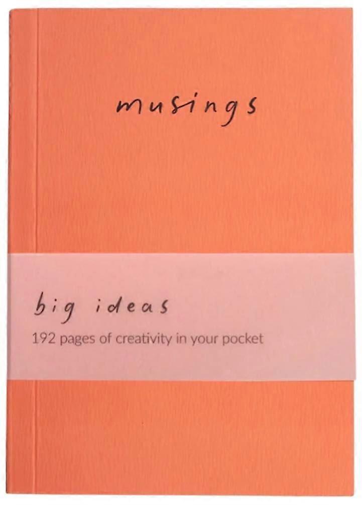 Caroline Gardner A6 Thin Softback Notebook - Orange