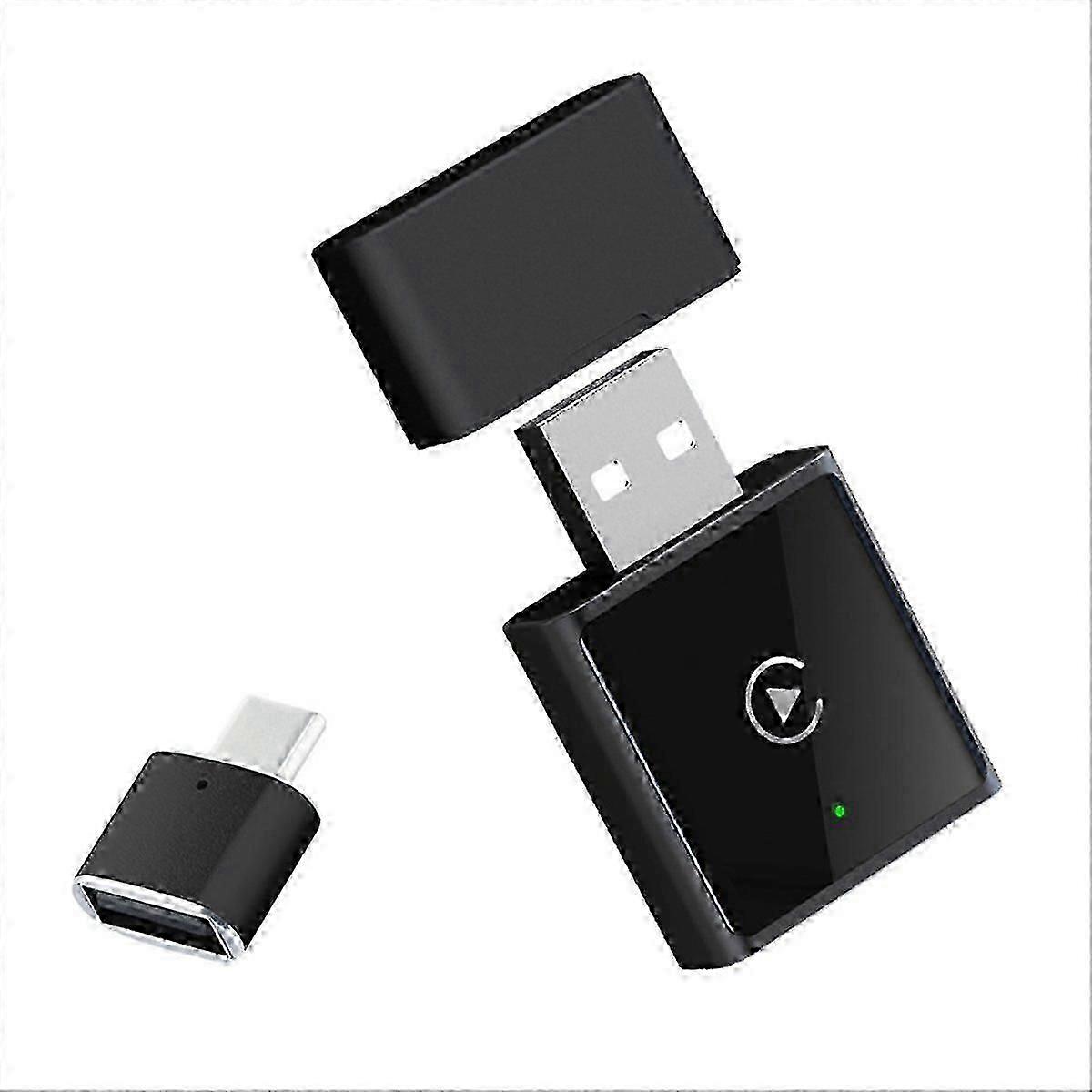 2in1 Wireless compatible Android Auto Adapter Wireless CarPlay DongleFAST QD