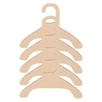 5Pcs Wood Hangers for Dog Clothes Practical Pet Clothing Rack