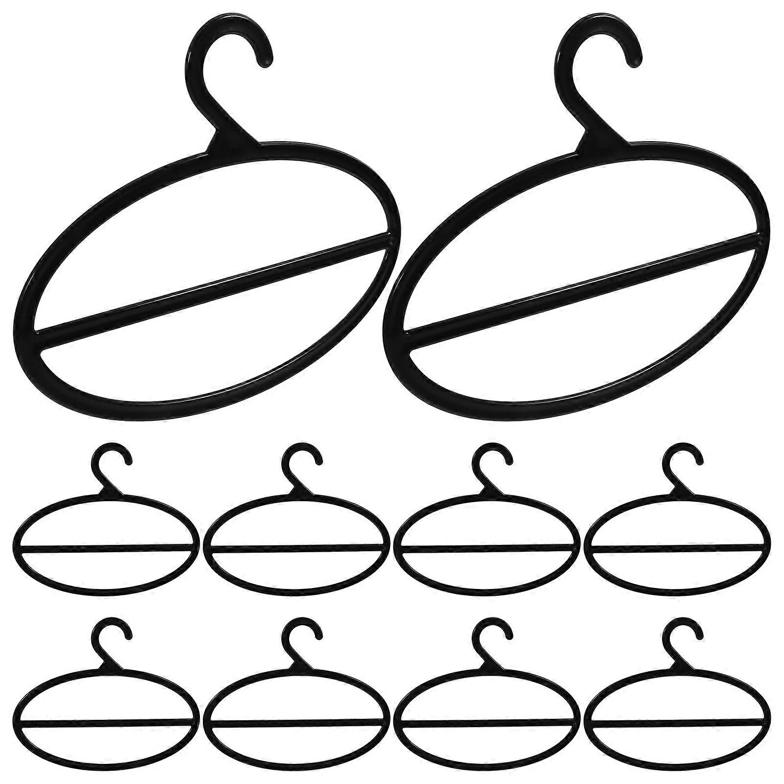Multi-Functional Scarf Holder Plastic Rotating Hanger 10Pcs Set