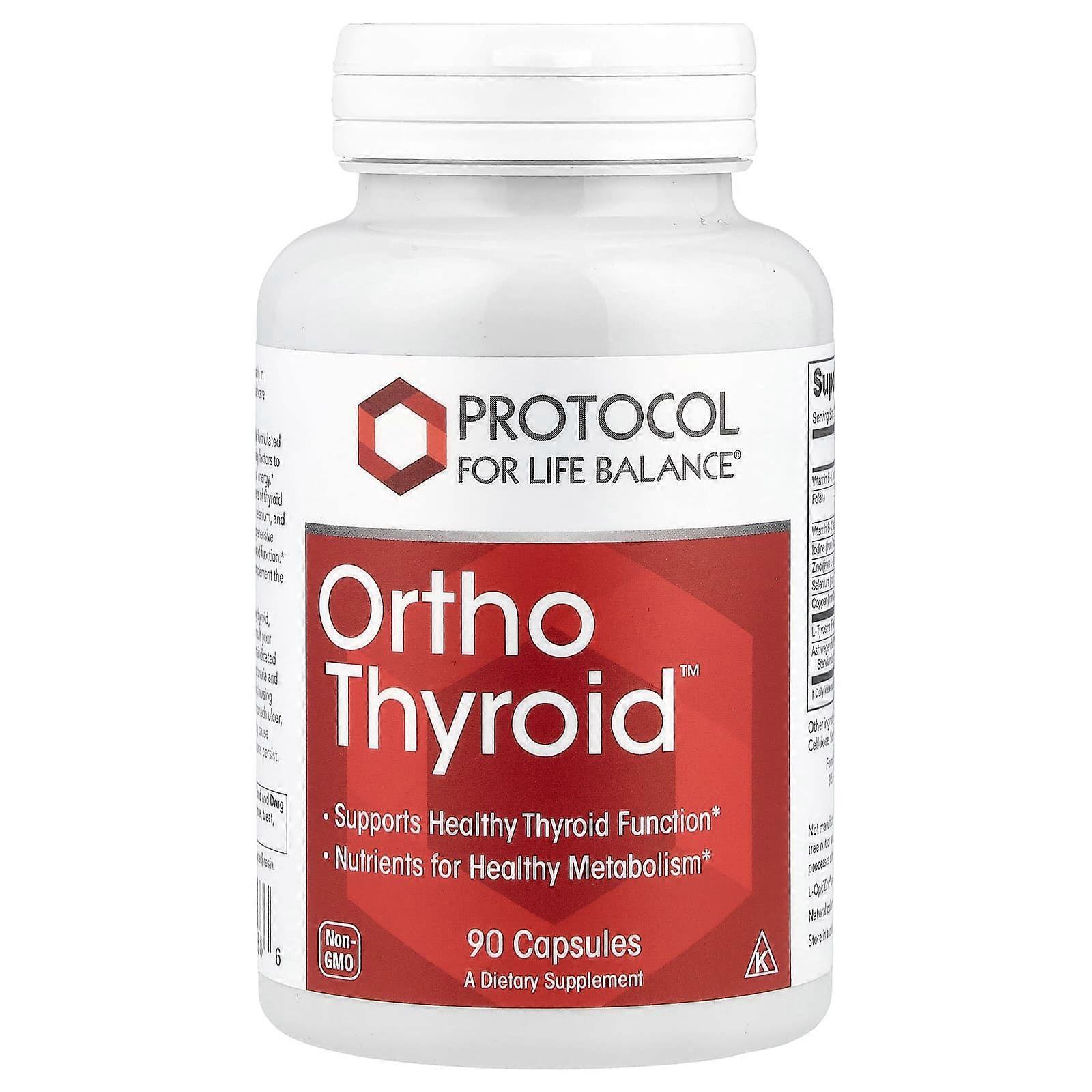 Protocol for Life Balance, Ortho Thyroid™, 90 Capsules