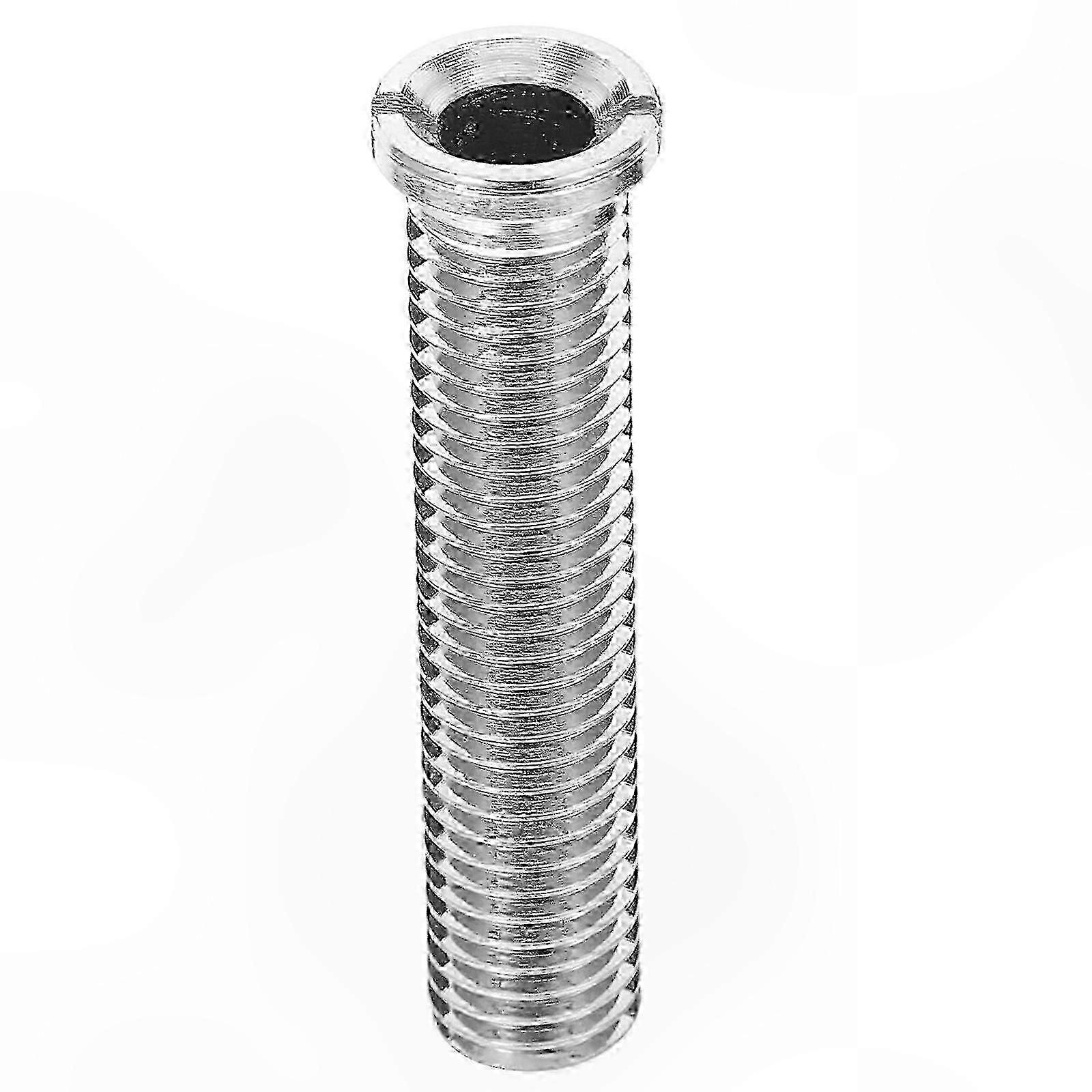 Silver sink drain screw, 60 mm, secure fixing, individually packaged, reference 1105