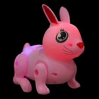 Kids Toy Emulation Rabbit Toy Electric Flash Plaything 1Pcs Pink Color