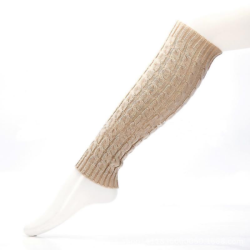 Winter High Knit Boot Wool Warm Knee Crochet Beenwarmers