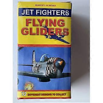 Jet Fighters Flying Gliders Planes Box 48x (20cm) Kids Childrens Toys Party Bag