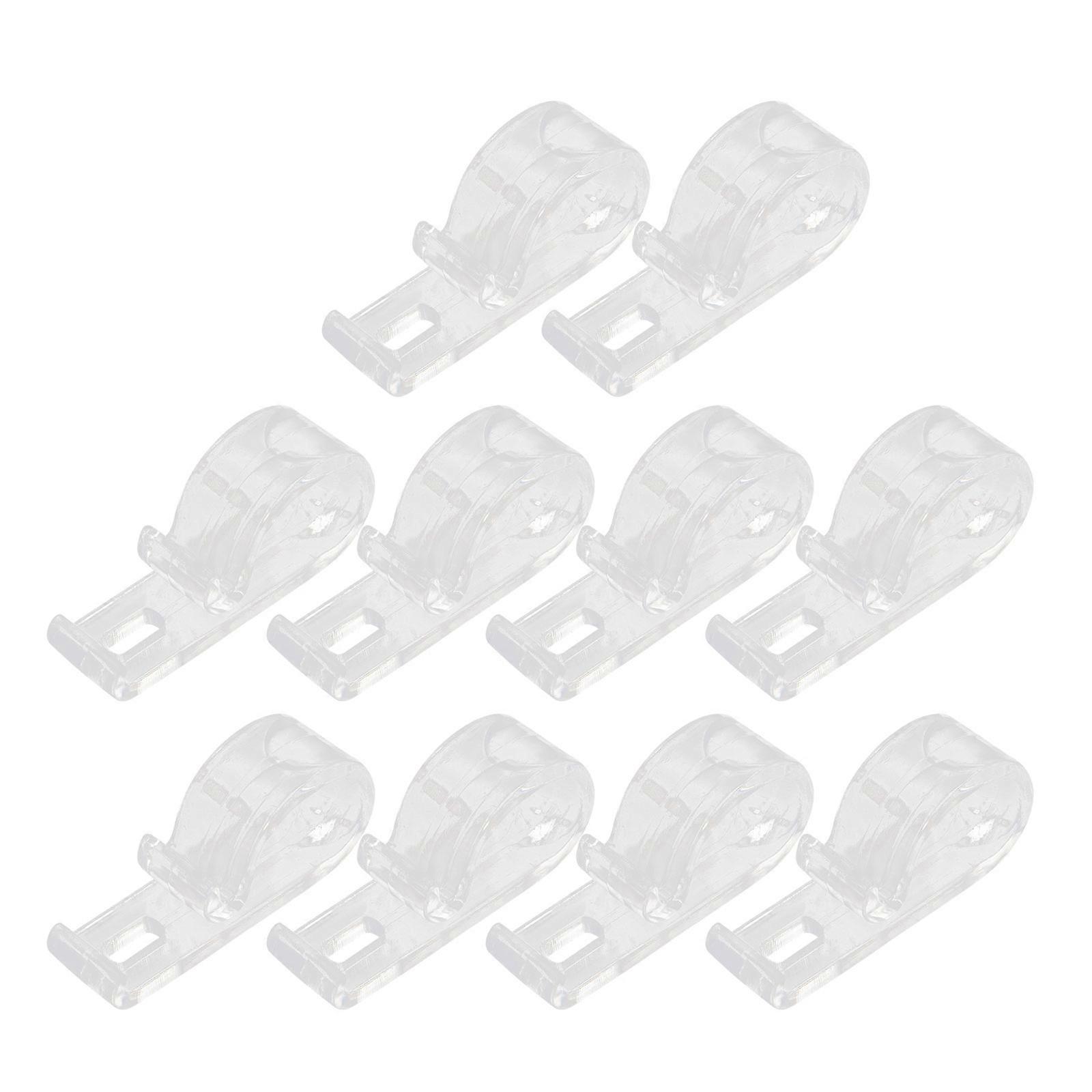 10pcs Roller Shade Hook Clips Blinds Chains Fixation Hook Cords Guide Clips