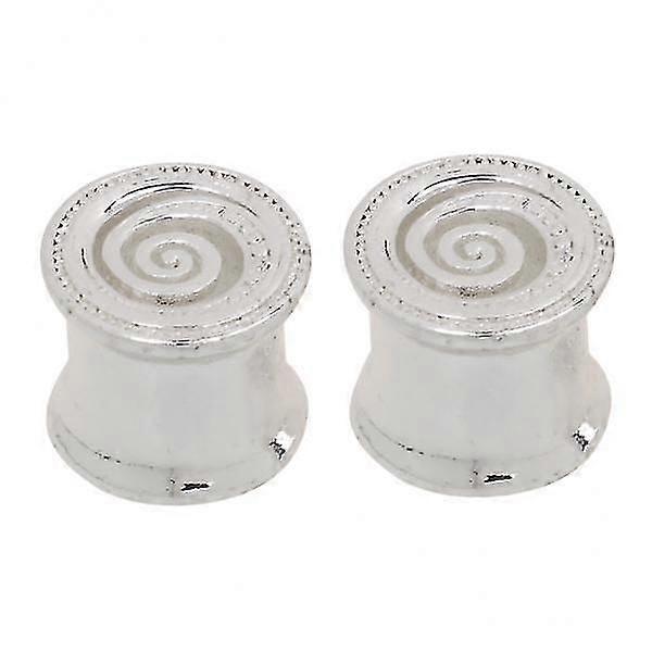 6xWhirlpool-Pattern Ear Tunnel Expander Stretcher Flared Plug Accessory 10 mm
