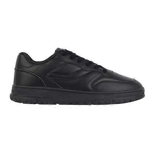 Fabric Mens Lace Up Flat Trainers