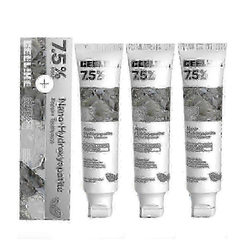 3X Pack CEELIKE Hydroxyapatite Toothpaste - Effectively Strengthen Tooth Enamel & Reduce Sensitivity