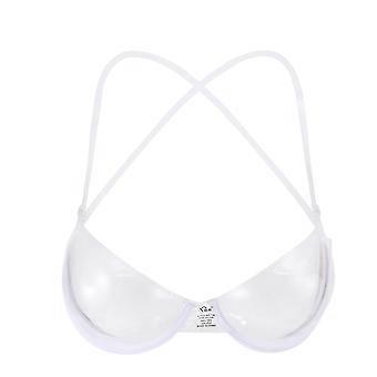 Sexy Women 3/4 Cup Transparent Clear Push Up Bra Ultra-thin Strap Invisible Bras Underwear