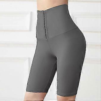 Women High Waist Body Shapewear Panties Waist Cincher Slimming Underwear High Waist Shorts Fajas Briefs Shapers Sports Fitness,5 Points Grayxx