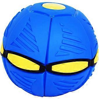 New Adult Decompression Flying Saucer Ball Magic Light Mini Foot Deformation Deformation Vent Ball Frisbee Parent-Child Interactive Toy