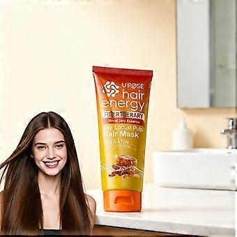 1/2/3pcs Fiber Therapy Hair Repair Mask, Royal Jelly & Keratin for Dry, Damaged & Color-Treated Hair, Deep Conditioning