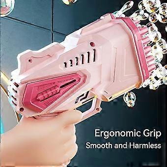 Fully Automatic Electric Bubble Blaster Gun with Ergonomic Grip, Smooth Harmless Foam, Fun Gift for Kids
