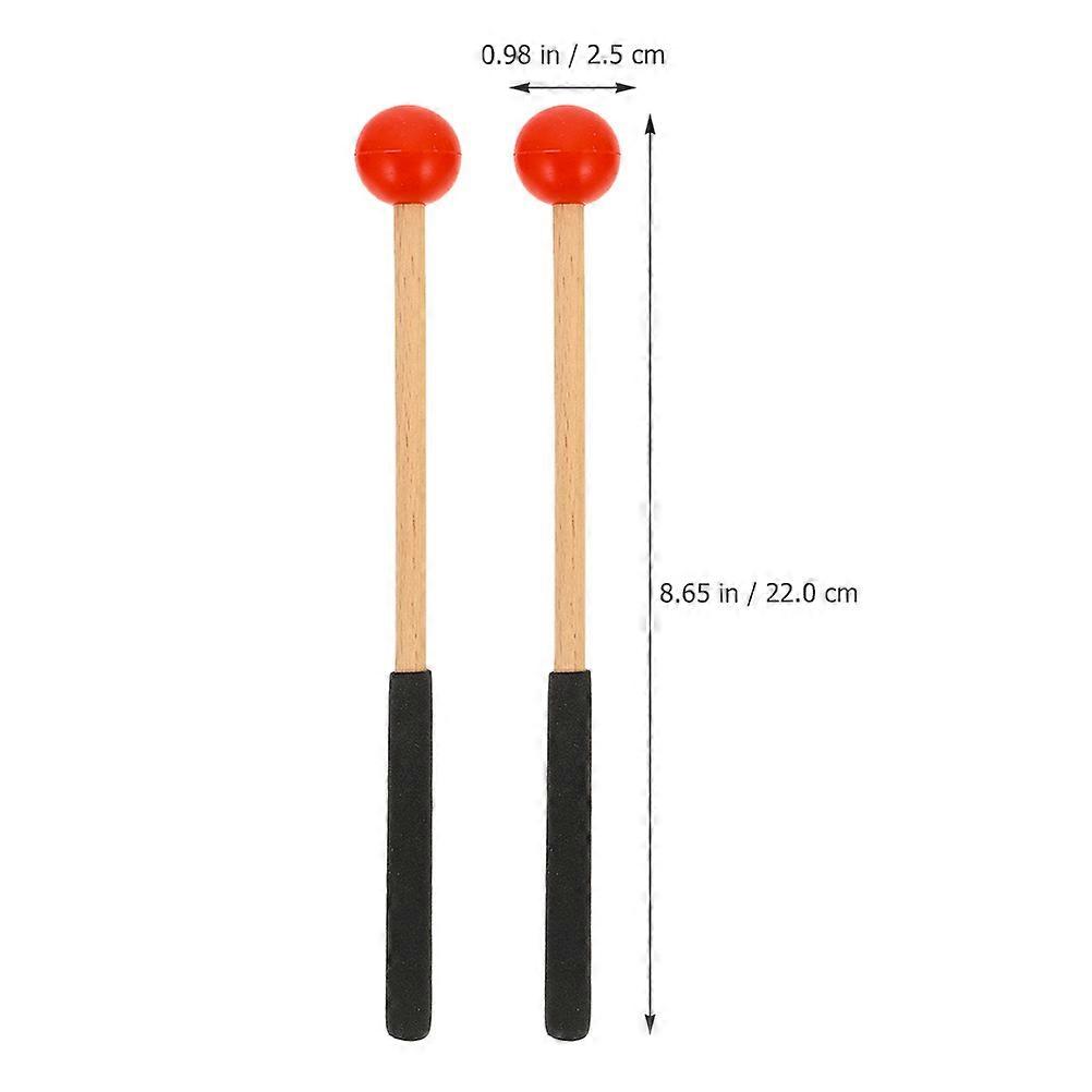 2 Paar Marimba Mallets Percussion Drum Mallets Xylophon Mallets Instrument Mallets