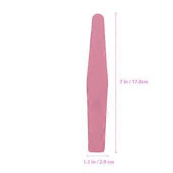 10pcs Nail Files Sponge Double Sided Polishing Board Diamond Waterproof Nail Buffers Manicure Tools (Pink)