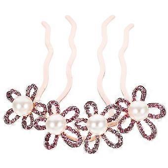 Wedding Comb Pearl Hair Comb Compact Styling Hair Holding Accessory For Special Occasions 1Set