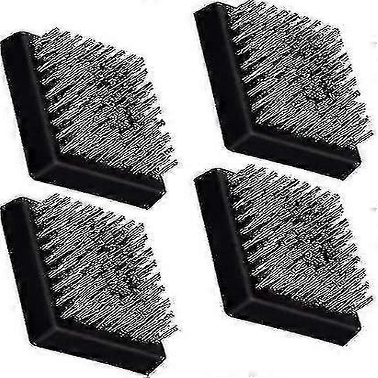 4 Pack Replacement Grill Brush Heads, Cordless, Replaceable Heads Compatible With Most Grill Brushes