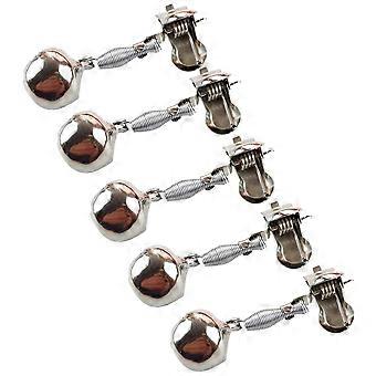 5-20Pcs Fishing Rod Bite Bait Alarm Adjustable Night Fishing Alarm Bells Portable Tackle Anti-corrosion Anti-rust Fishing Parts