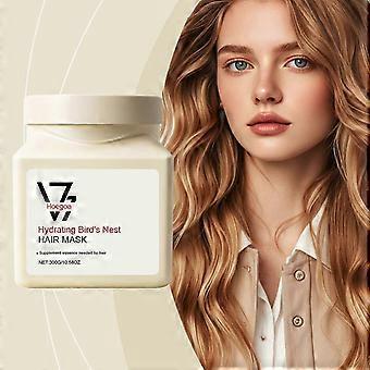 Nourishing Protein Hair Mask, Hydrating Bird's Nest Hair Mask Moisturizing Soft and Smooth Hair Care Mask Deep Conditioning Repairing Dry Damaged Hair