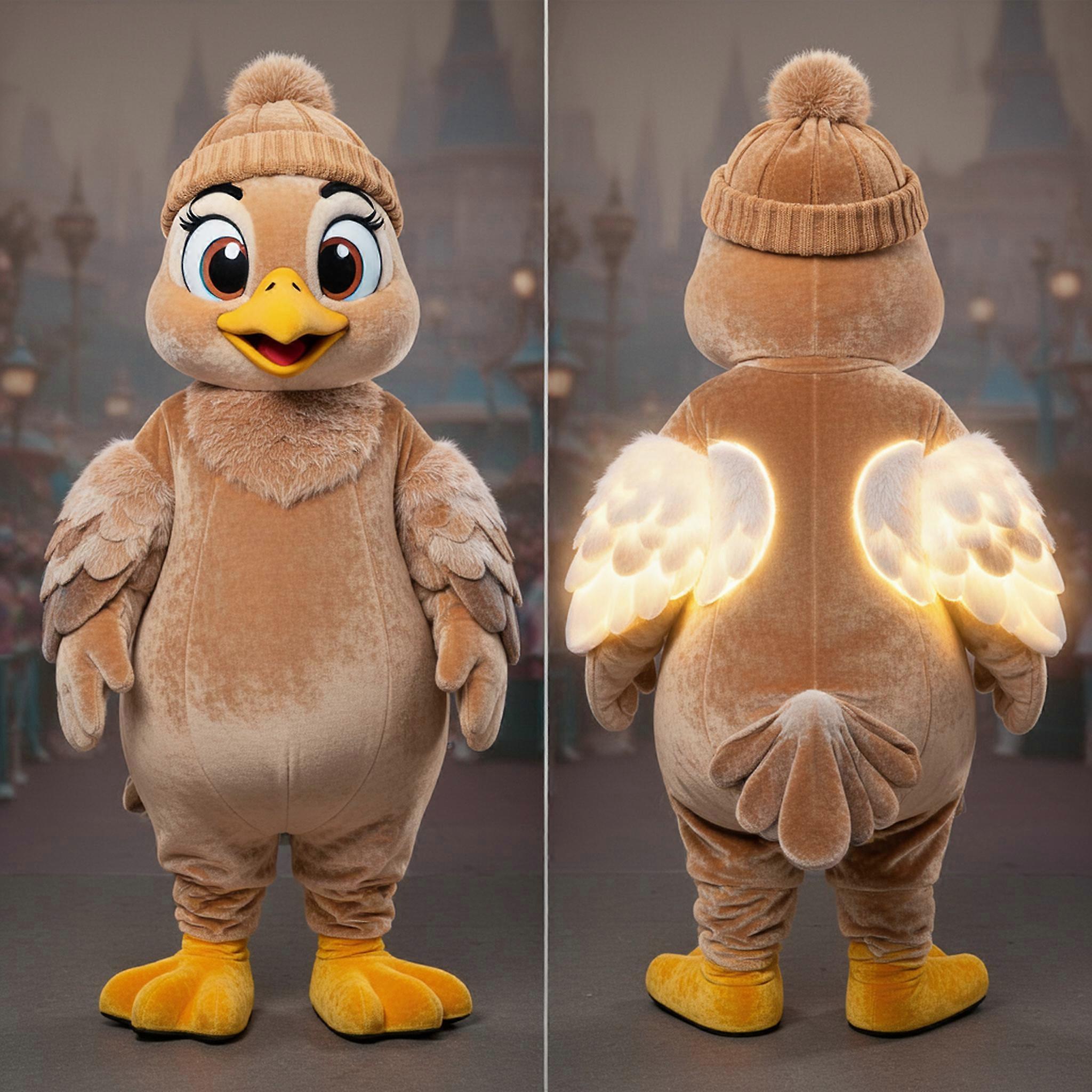 MASTICOT Tan Gentle Dove Mascot
