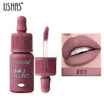 Velvet Lip Tint - High Pigment Color, Velvet Lip Gloss Velvet Lip Glaze, Long Lasting Non-Sticky Matte Lipstick, Smooth Highly Pigmented Lip Gloss Gif