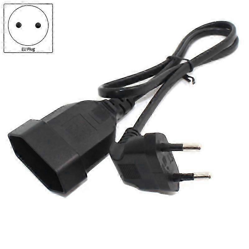 90 Degree EU Power Extension for Computer PDU 60cm Cable