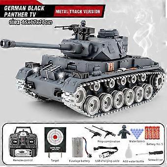 1/18 Scale 2.4Ghz Alloy Rtr Rc Tank Model With Metal Tracks And 3 Sounds
