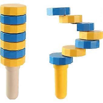 Handheld Wooden Balancers - True Balance Handheld Wooden Game, Family Time & Office Stress Relief, 360 Swing, Balance Games for Kids & Adults premium