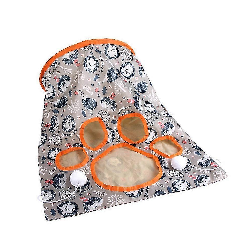 Foldable Polyester Cat Tunnel Toy