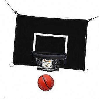 Verstelbare universele trampoline basketbalringset met touwen voor buitensporten - plezier voor alle leeftijden