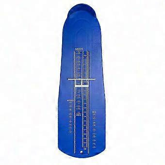 Dispositivo de Medição de Pé para Adulto para Tamanho de Sapato - Ferramenta de Comprimento e Largura em Azul